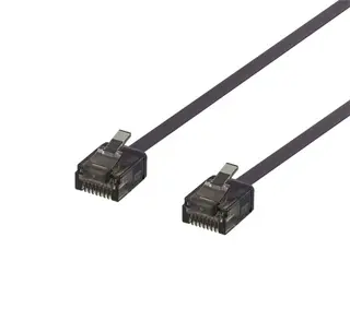 Produktfoto för Deltaco Patch-kabel Rj-45 Rj-45 Cat6a 0.15m Svart