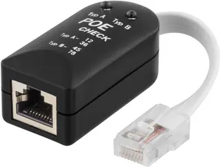 Produktfoto för Deltaco POE-101 Test tool for POE (Power over Ethernet) Black