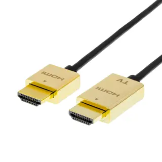 Produktfoto för DELTACO PRIME ultratunn HDMI-kabel, 3m, svart