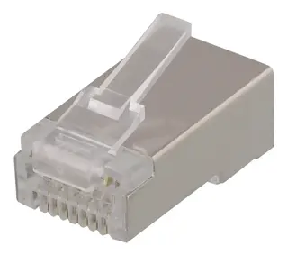 Produktfoto för Deltaco RJ45 Cat6A FTP 20-pack