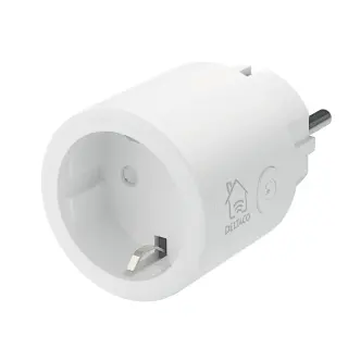 Produktfoto för DELTACO SH-P01 - Smart kontakt - trådlös - 802.11b/g/n - 2.4 Ghz - vit
