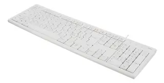 Produktfoto för Deltaco SK-047 W - Tangentbord - Nordisk - Vit