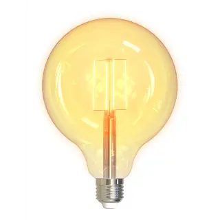 Produktfoto för Deltaco SMART HOME FILAMENT LED-lampa, E27, WiFI, 5.5W, 1800K-6500K, vit