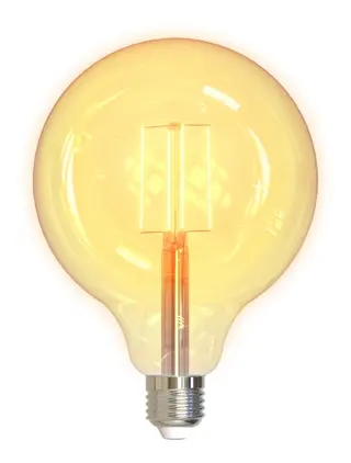Produktfoto för Deltaco SMART HOME FILAMENT LED-lampa, E27, WiFI, 5.5W, 1800K-6500K, vit