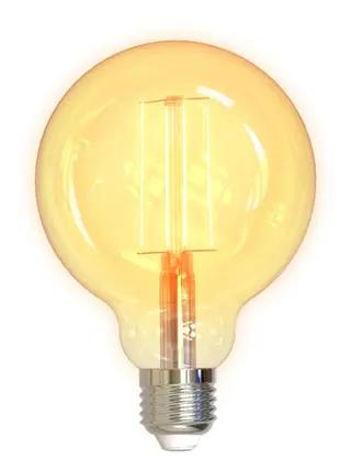Produktfoto för Deltaco SMART HOME FILAMENT LED-lampa, E27, WiFI, 5.5W, 1800K-6500K, vit