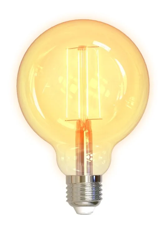 Alternativ bild 0 för Deltaco SMART HOME FILAMENT LED-lampa, E27, WiFI, 5.5W, 1800K-6500K, vit