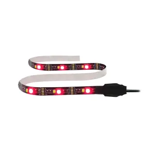 Produktfoto för DELTACO SMART HOME - Ljusslinga - LED - 60 LEDs/m - RGB-lampa - 2 m - svart