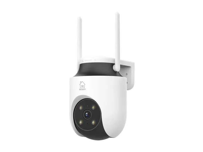 Alternativ bild 0 för DELTACO SMART HOME SH-IPC18 - Nätverksövervakningskamera - panorering / lutning - torn - inomhusbruk, utomhusbruk - färg (Dag&Natt) - 3 MP - 2304 x 1296 - ljud - trådlös - Wi-Fi - Bluetooth LE, Ethernet 10Base-T/100Base-T