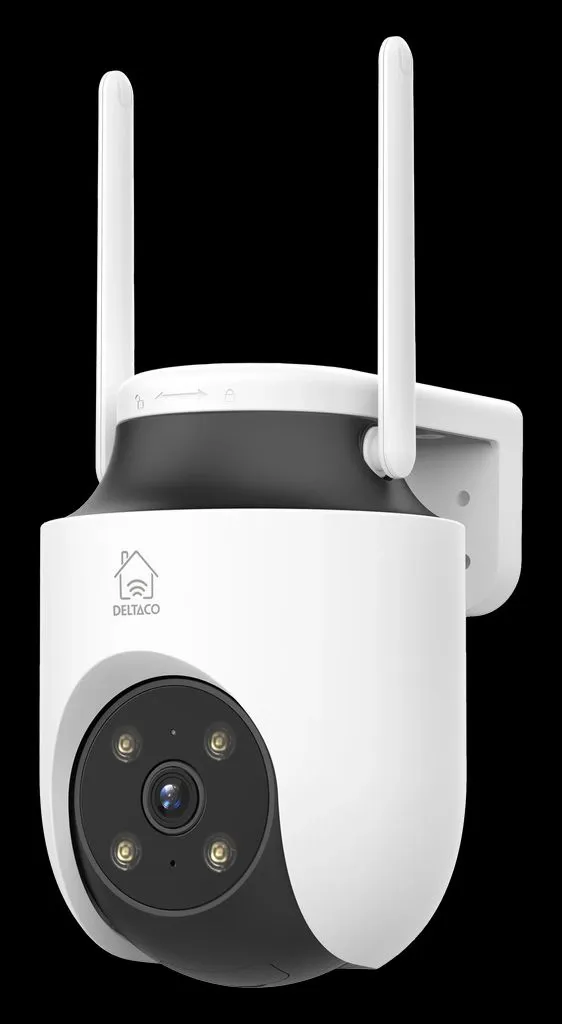 Alternativ bild 0 för DELTACO SMART HOME SH-IPC18 - Nätverksövervakningskamera - panorering / lutning - torn - inomhusbruk, utomhusbruk - färg (Dag&Natt) - 3 MP - 2304 x 1296 - ljud - trådlös - Wi-Fi - Bluetooth LE, Ethernet 10Base-T/100Base-T