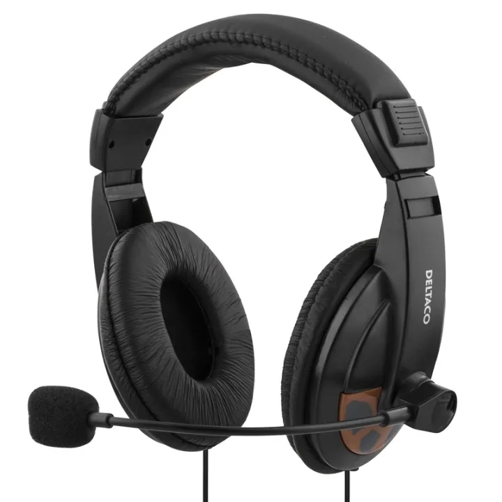 Alternativ bild 0 för Deltaco Stereo headset HL-56