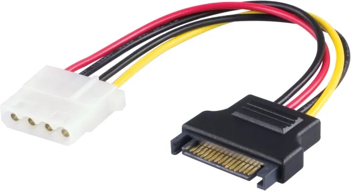 Alternativ bild 0 för DELTACO - Strömadapter - SATA-ström (hona) till 4 pin intern effekt (hona)