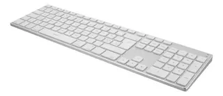 Produktfoto för DELTACO TB-402 - Tangentbord - trådlös - Bluetooth 3.0 - hela norden - silver