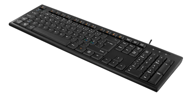 Bild 1 för DELTACO TB-626 - Tangentbord - USB - Nordisk - svart