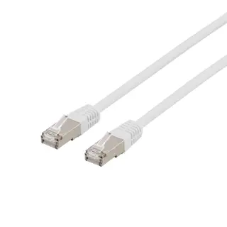 Produktfoto för DELTACO U/FTP Cat6a patchkabel, LSZH, 20m, vit