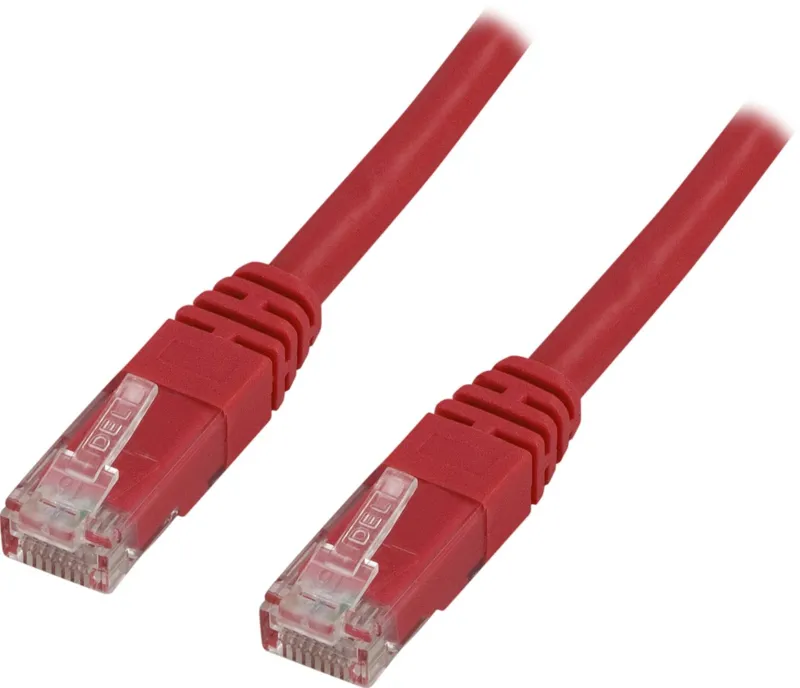 Bild 1 för DELTACO U/UTP Cat5e patchkabel 3m, röd