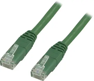 Produktfoto för DELTACO U/UTP Cat6 patchkabel 1,5m, grön