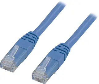 Produktfoto för DELTACO U/UTP Cat6 patchkabel 1 m, blå