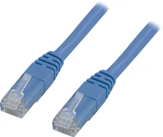 Produktfoto för DELTACO U/UTP Cat6 patchkabel, LSZH, 1,5m, blå