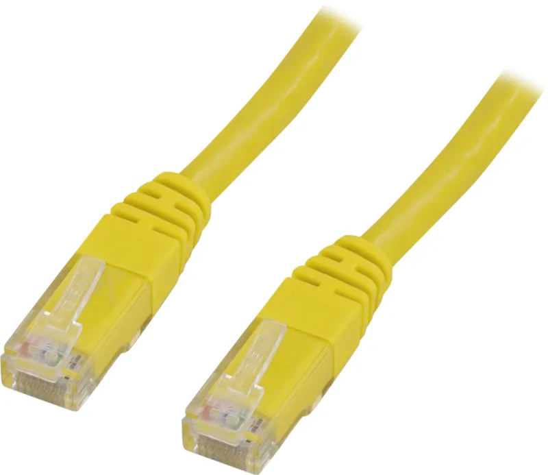 Bild 1 för DELTACO U/UTP Cat6 patchkabel, (LSZH), 1,5m, gul