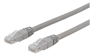 Produktfoto för DELTACO U/UTP Cat6a patchkabel, 1,5m, 500MHz, LSZH, grå