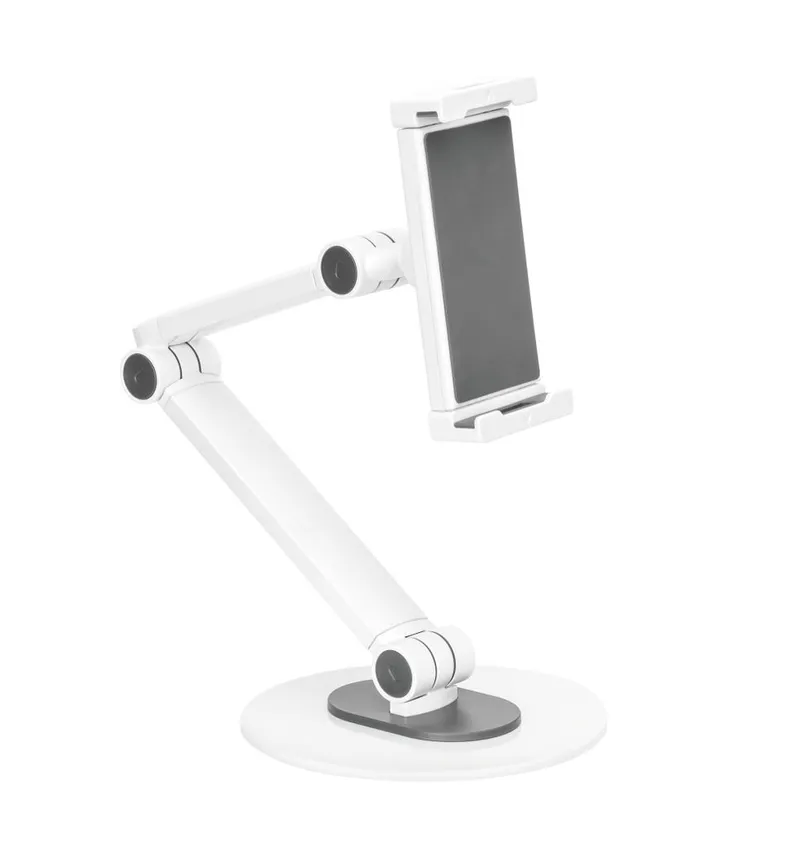Alternativ bild 0 för Deltaco Universal tablet desk stand with adjustable arm 4.7 to 12.9" tablets iPad and phones