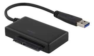 Produktfoto för Deltaco USB 3.0 till SATA 6Gb/s adapter, för 2,5" hårddiskar, svart