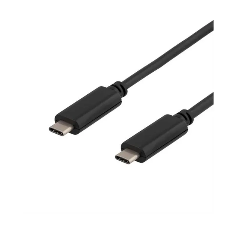 Alternativ bild 0 för DELTACO USB 3.1 kabel, Gen 1, Typ C - Typ C, 0,5m, 3A, svart