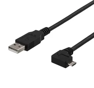 Produktfoto för Deltaco USB-302D - USB cable - USB to Micro-USB Type B - 2 m