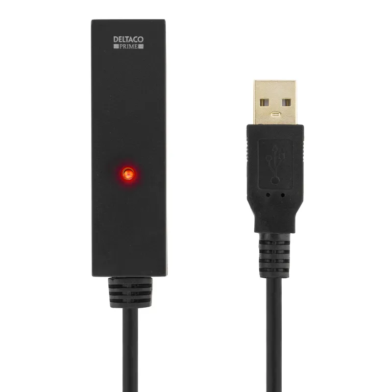 Bild 2 för Deltaco Usb2-ex15m 15m Usb A Usb A Svart
