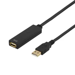 Produktfoto för Deltaco Usb2-ex7m 7m Usb A Usb A Svart