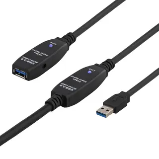 Produktfoto för Deltaco Usb3-1008 15m Usb A Usb A Svart