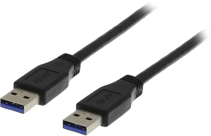 Alternativ bild 0 för Deltaco Usb3-210 1m Usb A Usb A Svart