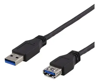 Produktfoto för Deltaco Usb3-243 3m Usb A Usb A Svart