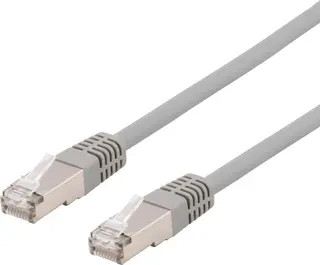 Produktfoto för DELTACO UTP Cat6 patchkabel 0.5m, grå