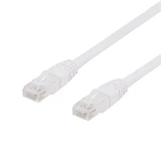 Produktfoto för DELTACO UTP Cat6 patchkabel 0.5m, vit