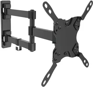 Produktfoto för Deltaco väggfäste för tv/skärm, 15"-40",  max 20kg, 3 leder, svart