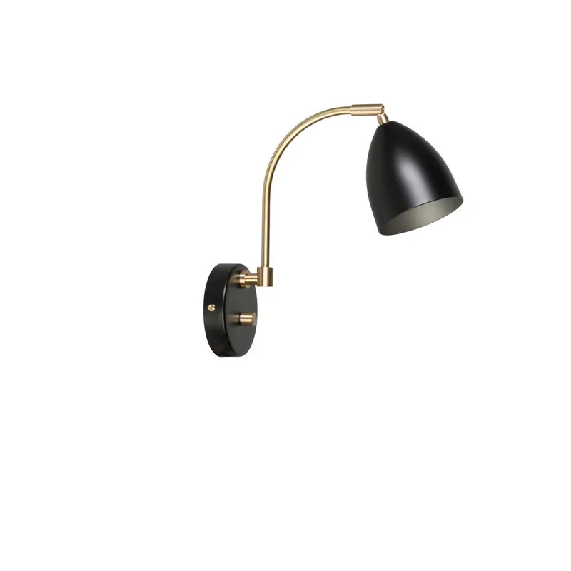 Bild 1 för Deluxe LED vägglampa (Svart)