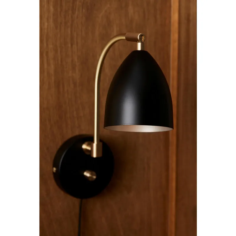 Bild 3 för Deluxe LED vägglampa (Svart)