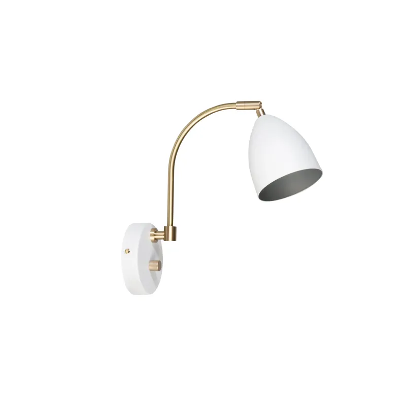 Alternativ bild 0 för Deluxe LED vägglampa (Vit)