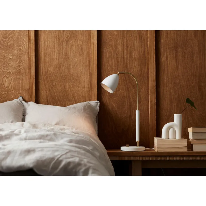Bild 2 för Deluxe skrivbordslampa (Vit)