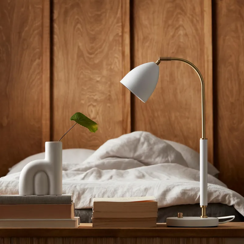 Bild 3 för Deluxe skrivbordslampa (Vit)