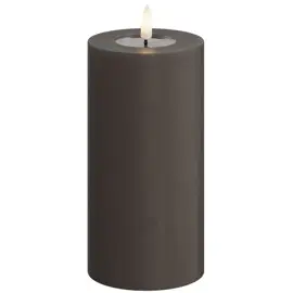Produktfoto för DeluxeHomeart - Blockljus Led 7,5×15 cm Mocka