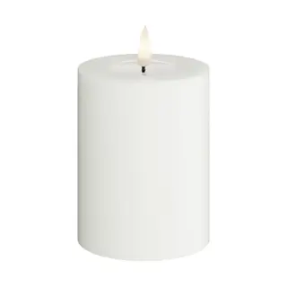 Produktfoto för DeluxeHomeart - Blockljus LED 7,5x10 cm vit