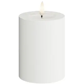 Produktfoto för DeluxeHomeart - Blockljus LED Utomhus 7,5x10 cm vit