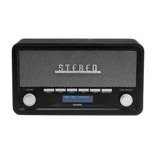 Produktfoto för DENVER DAB-18DARKGREY - DAB portable radio - Bluetooth - DAB/DAB+/FM - Stereo - Grå