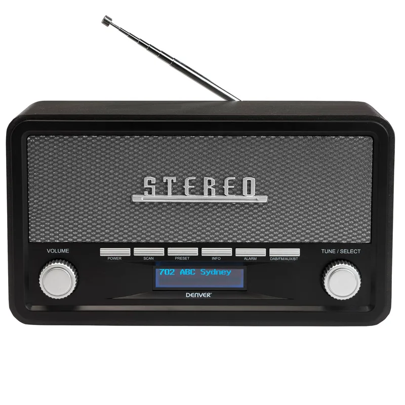 Bild 2 för DENVER DAB-18DARKGREY - DAB portable radio - Bluetooth - DAB/DAB+/FM - Stereo - Grå