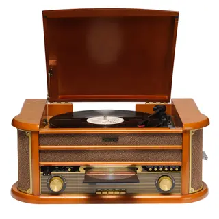 Produktfoto för DENVER MRD-51 - Retro music system - LP - CD - FM - DAB - Wood