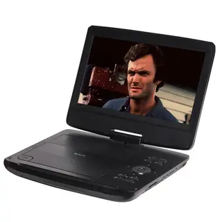 Produktfoto för Denver MT-1097, Bärbar DVD-spelare, Bordsskiva, Svart, DVD-Video, CD, CD-R, CD-RW, DVD, DVD+R, DVD+RW, DVD-R, DVD-RW, 25,4 cm (10)