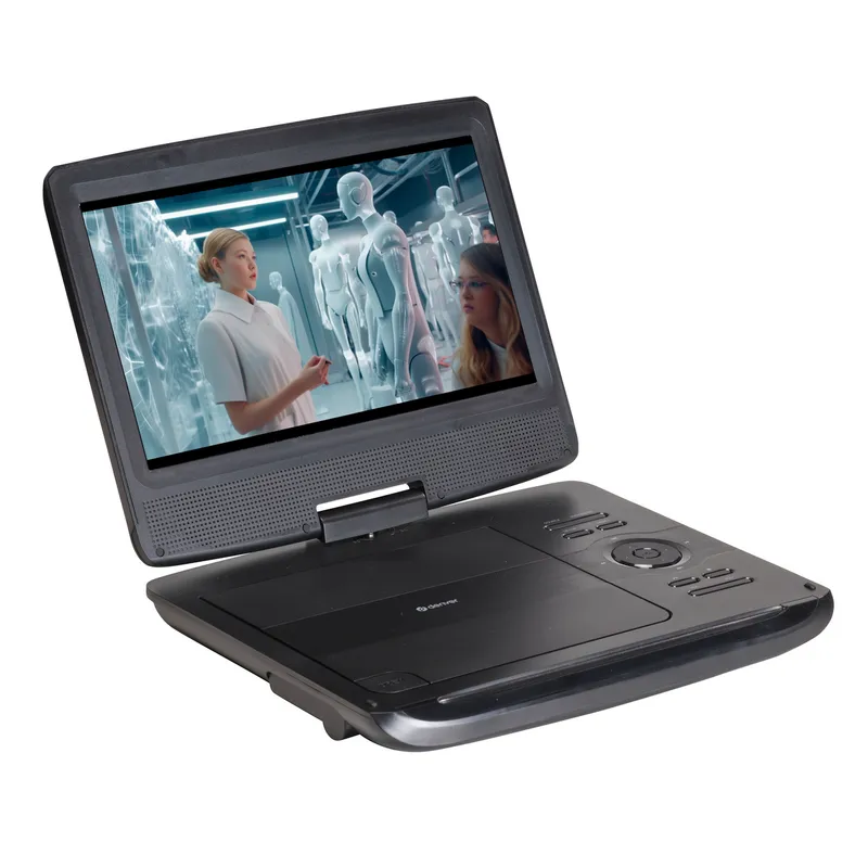Bild 2 för Denver MT-1097, Bärbar DVD-spelare, Bordsskiva, Svart, DVD-Video, CD, CD-R, CD-RW, DVD, DVD+R, DVD+RW, DVD-R, DVD-RW, 25,4 cm (10)
