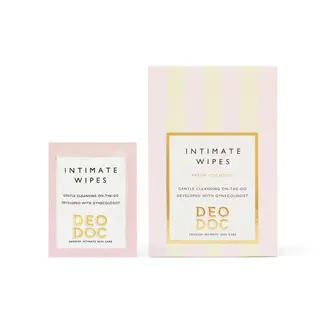 Produktfoto för DeoDoc Deowipes intim Fresh Coconut 10 st